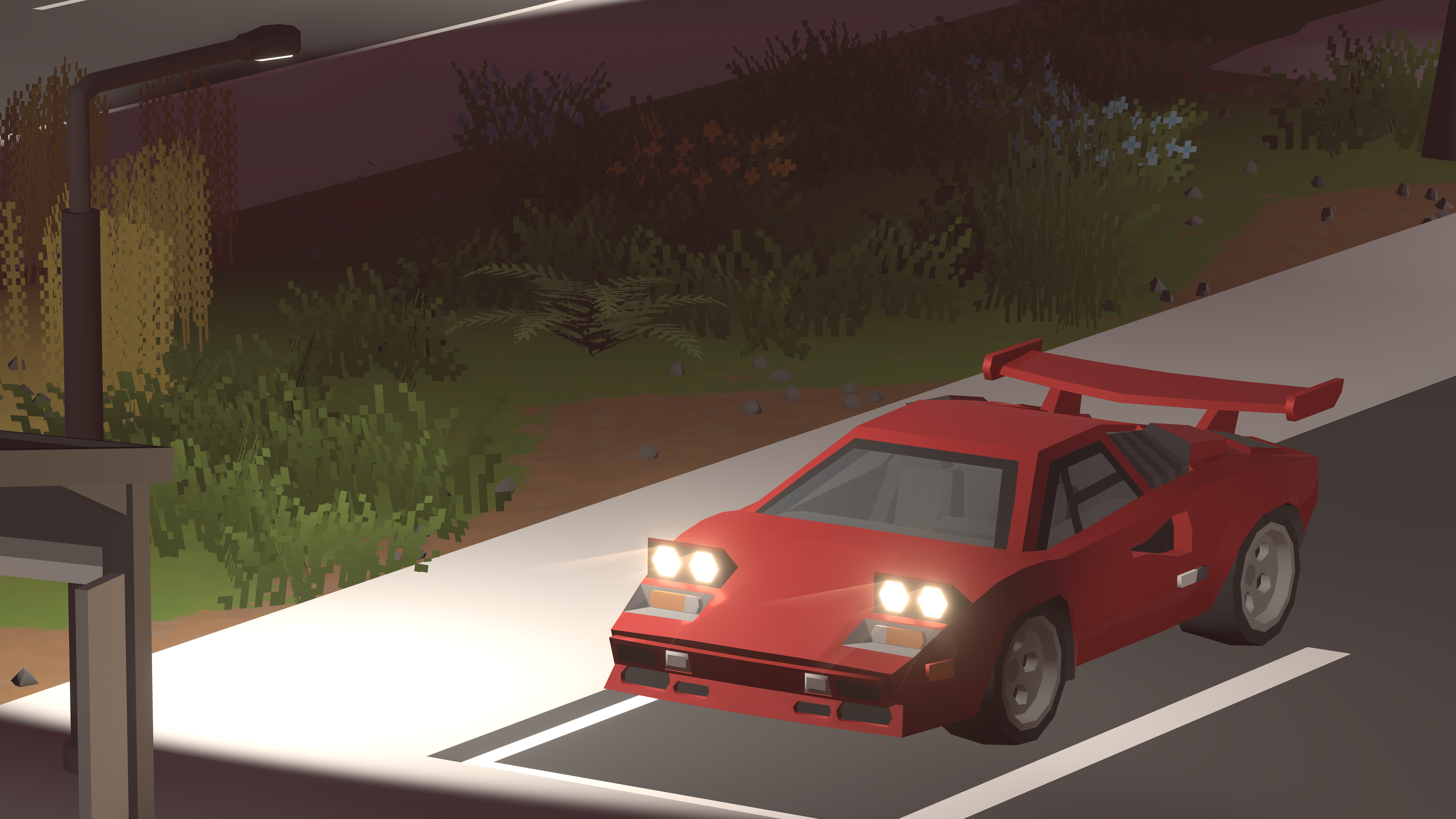 57 Studios racing scene in rain