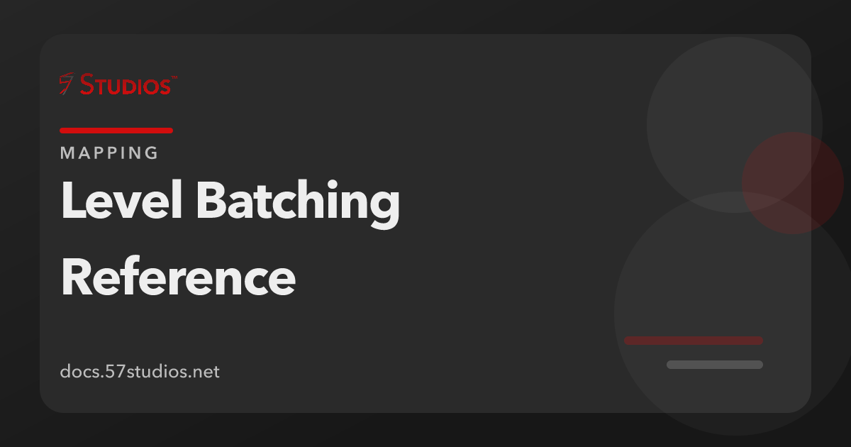 Level batching preview showing white renderers indicating atlas inclusion
